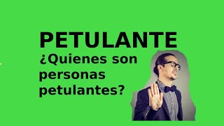 PETULANTE¿ Quienes son personas petulantes [upl. by Fatima]