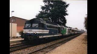 2001 Détournement par la ligne des Dombes Sathonay  Villars les Dombes  Bourg en Bresse [upl. by Goat923]