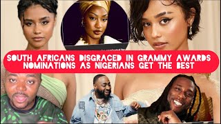 Another Disgrace for South Africa As Nigerians Shine Best in Grammy Awards Nominations [upl. by Ajad]