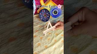 DIY mini easel stand 🎀✨️ minieasel diy subscribe ArtistandCrafterNavita cute [upl. by Floria194]