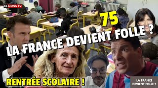 La France devient folle  75 RENTRÉE SCOLAIRE Actualités française du 01092024 [upl. by Eniawed]