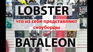 Bataleon amp Lobster snowboards Как я вижу этот продукт [upl. by Ihcalam]