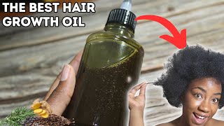 The Most Potent Hair Growth Oil Insane Hair Growth 😮 [upl. by Zetnauq]