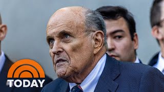 Rudy Giuliani turns over assets to two Georgia election workers [upl. by Adnilev101]