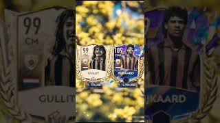 Ruud Gullit vs Frank Rijkaard FIFA Mobile Cards fifamobile acmilan [upl. by Francklin]