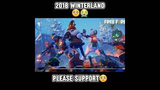 freefire 2018 winterland ⛄🥺😭golden dayes🥺viral shortclips [upl. by Eissed]