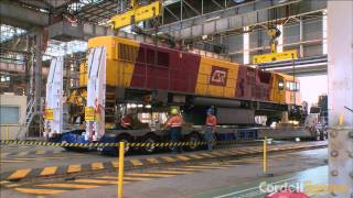 MEGATRUCKERS Hauling two locomotives over 2000 kms [upl. by Pantin]