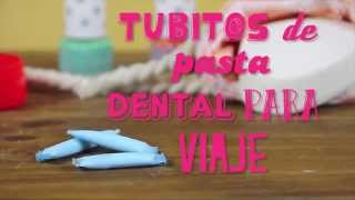 Tips Hogar  Tubitos de pasta dental para el viaje  iMujerHogar [upl. by Carolann]