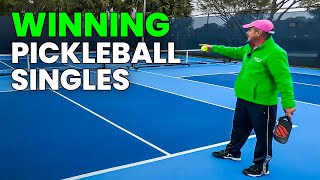 The Pickleball Singles Strategy You Must Know [upl. by Epoillac507]