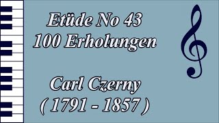 Etüde No 43  Carl Czerny [upl. by Lledyr]