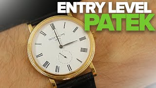 The EntryLevel Patek Review of the Patek Philippe Calatrava 5119J [upl. by Strep]