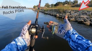 South Louisiana Bass Fishing Rocks Piles on False River [upl. by Sanders830]