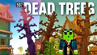 Making Custom Dead Trees  Lets Play Minecraft 597 [upl. by Magree]