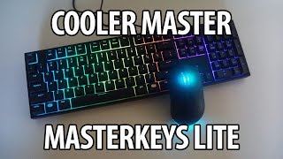 Cooler Master MasterKeys Lite  Lighting Effects [upl. by Elokyn693]