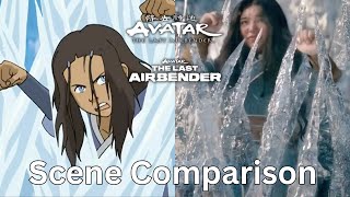 Avatar The Last Airbender 2005 and 2024 Katara vs Master Pakku  Scene Comparisons [upl. by Anait]