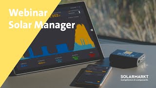 Webinar  Solar Manager  Einführung in das Energie Management  Mai 2024 [upl. by Nwahsd]