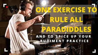 Develop your paradiddle Drumlesson Paradiddle Groove [upl. by Oemor360]