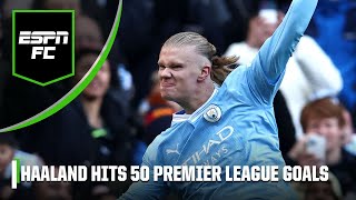 How goal ‘MONSTER’ Erling Haaland made Premier League history for Man City  ESPN FC [upl. by Jed]