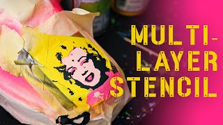 How to Make a MultiLayer Stencil INDEPTH TUTORIAL [upl. by Ecinwahs60]