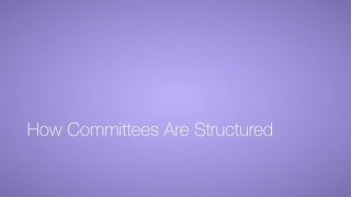 How Committees are Structured 24 [upl. by Lagiba]