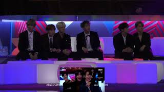 BTS reaction to redvelvet mama2017 [upl. by Novikoff]