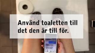 Använd toaletten på rätt sätt – film 2 [upl. by Nyrmac922]