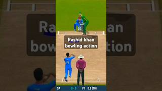 Rashid Khan Bowling Action 🤯 Rc24 dream cricket 24 shorts [upl. by Romeyn]