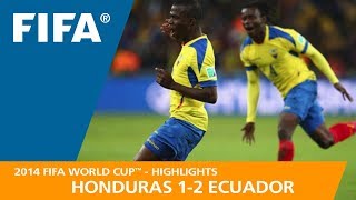 Honduras v Ecuador  2014 FIFA World Cup  Match Highlights [upl. by Fidellia]