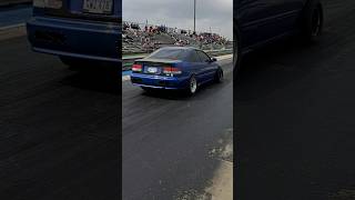 All wheel drive Honda Civic turbo vs Twin turbo Audi TT Quattro I29Dragway cash days [upl. by Ahsital619]