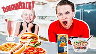 15 Siblings SWAP DIETS for 24HRS THROWBACK [upl. by Priestley]