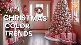 Top 10 Christmas Decor Color Trends for 2024 You MUST Try  Unique Ideas for a Festive Home [upl. by Feledy470]