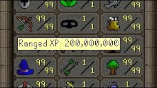 OSRS F2POnly Main  200M Ranged XP [upl. by Llewop]