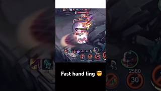 Ling fast hand like a kairi 😂lingmobilelegendsshortsviral [upl. by Gregson]