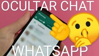 📂🤫 Como ARCHIVAR un CHAT de WHATSAPP para SIEMPRE OCULTAR CONVERSACIONES WHATSAPP FÁCIL y RÁPIDO [upl. by Malin]