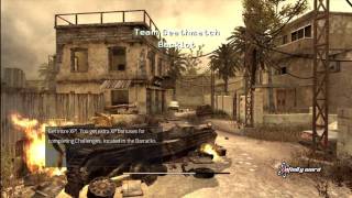 COD 4  Backlot Glitch  out of map [upl. by Letnahs]