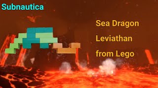 How to make Sea Dragon Leviathan from Lego Subnautica Very simple [upl. by North]