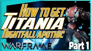 THE SILVER GROVE  Titania Systems bp amp Nightfall Apothic Warframe Quest part 1 [upl. by Aryahay]