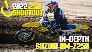 InDepth 2022 250 Shootout 2022 Suzuki RMZ250 [upl. by Barbuto311]