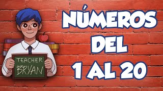 Números del 1 al 20 en INGLÉS [upl. by Ashley111]