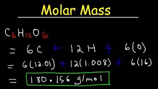 How To Calculate The Molar Mass of a Compound  Quick amp Easy [upl. by Grewitz654]