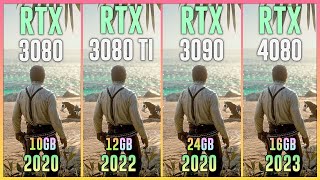 RTX 3080 vs RTX 3080 TI vs RTX 3090 vs RTX 4080  Test in 16 Games [upl. by Allez758]