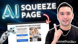 Watch Me Create a Squeeze Page Funnel with AI 🤖 Beginner Friendly [upl. by Lenuahs]