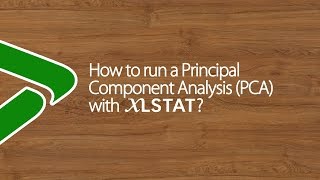 How to run a Principal Component Analysis PCA with XLSTAT [upl. by Maurie]