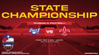 TAPPS Eleven Man Football DIV State Championship Highlights [upl. by Nannek]