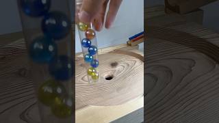 HABA Twin Pipe Slope amp Yellow Circle Slow Motion Marbles ASMR⑧ marblerunhealing asmr [upl. by Ynattib]