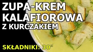 ZupaKrem z kalafiora z kurczakiem w curry [upl. by Congdon]