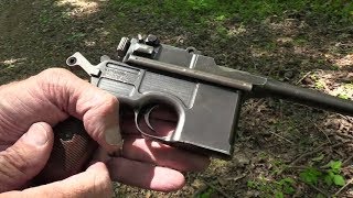 Mauser C96 Closeup [upl. by Boothe]