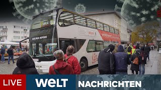 DEUTSCHLAND MACHT DICHT 2GRegel  Am CoronaImpfbus ist die Hölle los  WELT Newsstream [upl. by Ainahpets709]