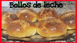 🍪 Bollos De Leche TIERNOS Y ESPONJOSOS  Receta Casera 😋 [upl. by Ethelind237]