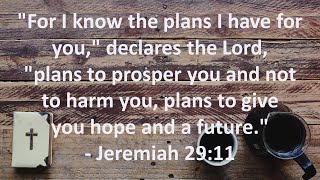 Daily Prayer Jeremiah 2911 [upl. by Elysia]